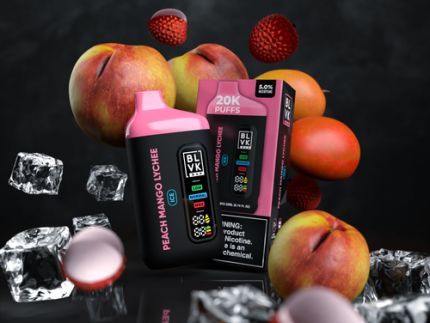 BLVK Bar - Peach Mango Lychee Ice