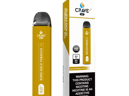 Crave Max 2500 - Euro Gold Tobacco 5%