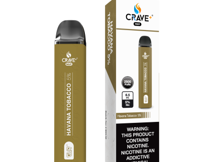 Crave Max 2500 - Havana Tobacco 5%