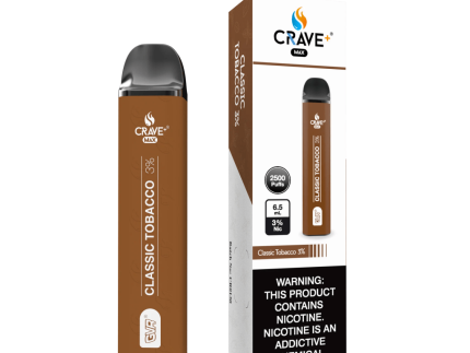 Crave Max 2500 - Classic Tobacco 3%