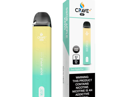 Crave Max 2500 - Sour Apple Kiwi
