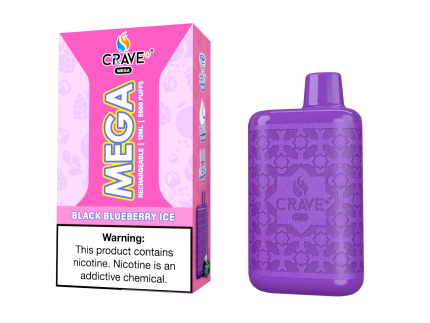 CRAVE Mega - Black Blueberry Ice