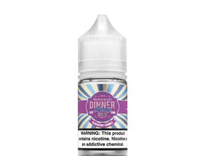 Dinner Lady Salt Nicotine Liquid - Blackberry Crumble | 30mL