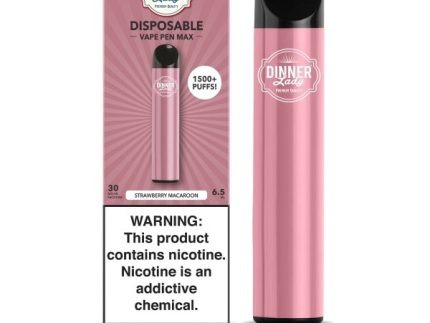 Dinner Lady Vape Pen Max - Strawberry Macaroon