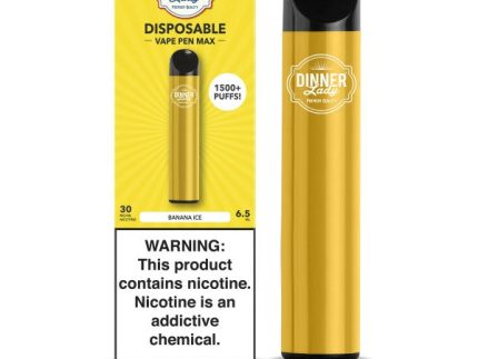 Dinner Lady Vape Pen Max - Banana Ice