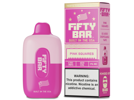 Fifty Bar - Pink Squares