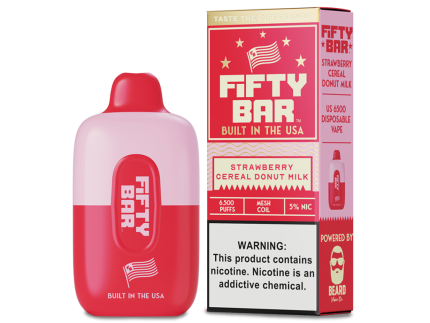 Fifty Bar - Strawberry Cereal Donut Milk