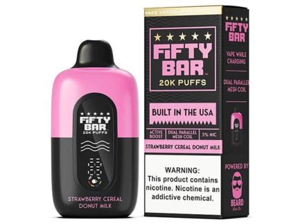 Fifty Bar V2 - Strawberry Cereal Donut Milk