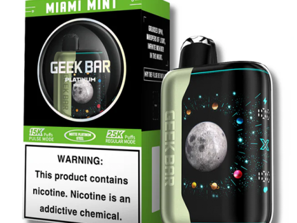 GEEK BAR PULSE X Platinum - Miami Mint