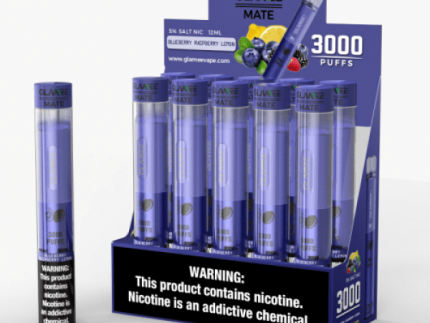 Glamee Mate Disposable Device - Blueberry Raspberry Lemon