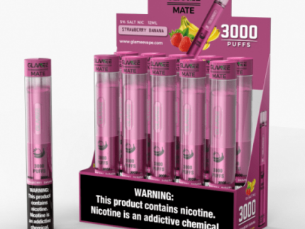 Glamee Mate Disposable Device - Strawberry Banana