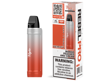 Hyde Rebel Pro (5000 Puffs) - Mango Peaches & Cream