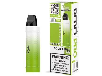 Hyde Rebel Pro (5000 Puffs) - Sour Apple Ice