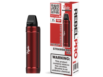Hyde Rebel Pro (5000 Puffs) - Strawberry Ice Cream