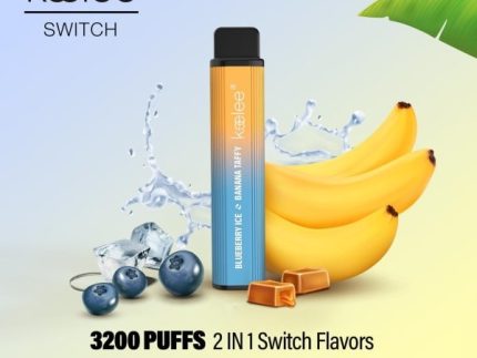 keelee Switch Blueberry Ice & Banana Taffy 2-in-1 Disposable Pods