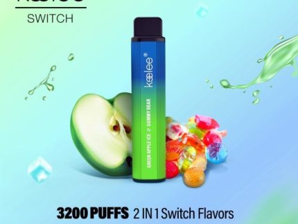 keelee Switch Green Apple Ice & Gummy Bear 2-in-1 Disposable Pods
