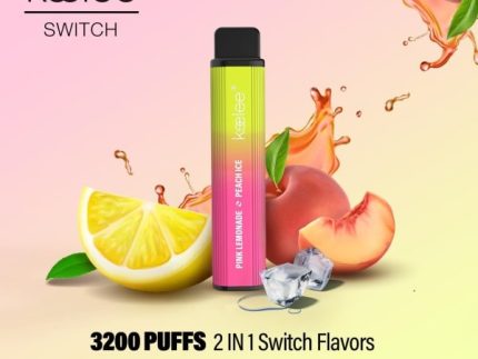keelee Switch Pink Lemonade & Peach Ice 2-in-1 Disposable Pods