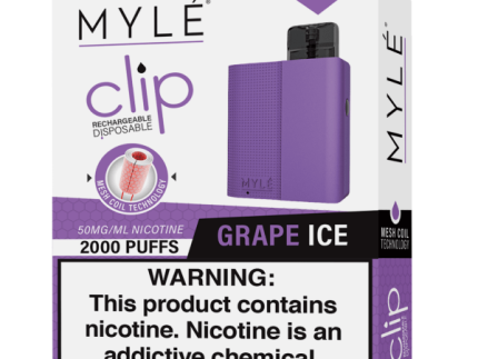 MYLE Clip Disposable Device - Grape Ice