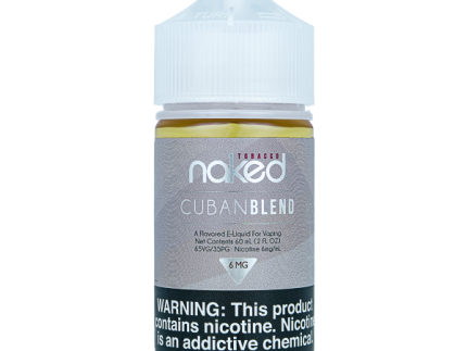 Naked 100 Free Base E-liquid - Cuban Blend | 60mL
