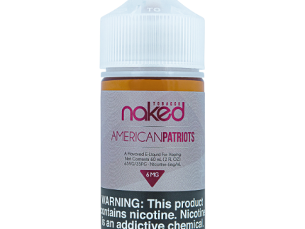 Naked 100 Free Base E-liquid - American Patriots | 60mL