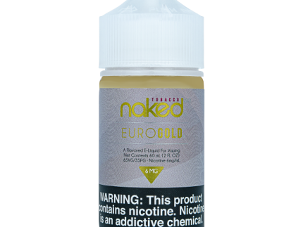 Naked 100 Free Base E-liquid - Euro Gold | 60mL