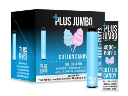 Plus Jumbo Disposable Device - Cotton Candy