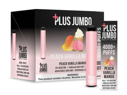 Plus Jumbo Disposable Device - Peach Vanilla Mango
