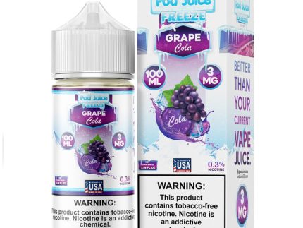 Pod Juice Freebase Nicotine - Grape Cola Freeze