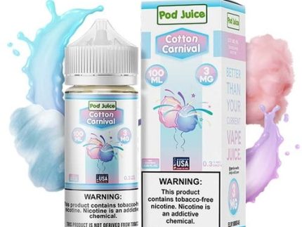 Pod Juice Freebase Nicotine - Cotton Clouds
