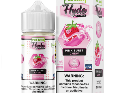 Pod Juice Freebase Nicotine - Pink Burst Chew