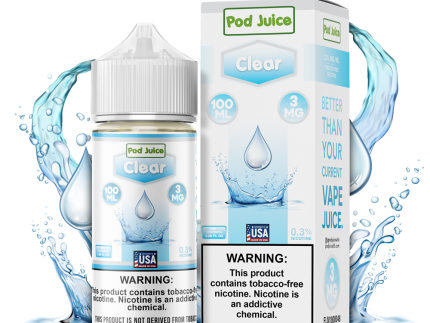 Pod Juice Freebase Nicotine - Clear