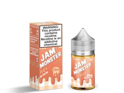 Peach By Jam Monster - Salt Nicotine 24mg - 30ml (TFN)