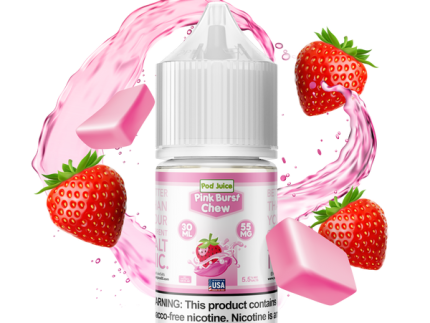 Pod Juice TFN Salt Nic - Pink Burst Chew | 30ml