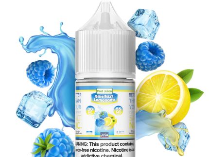 Pod Juice TFN Salt Nic - Blue Razz Lemonade Freeze | 30ml
