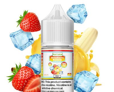 Pod Juice TFN Salt Nic - Strawberry Banana Freeze | 30ml