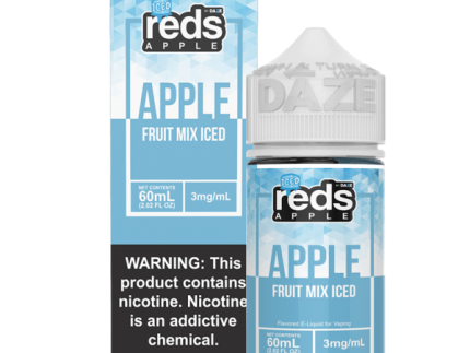 Reds Apple Free Base Nicotine - Apple Fruit Mix ICED | 60mL